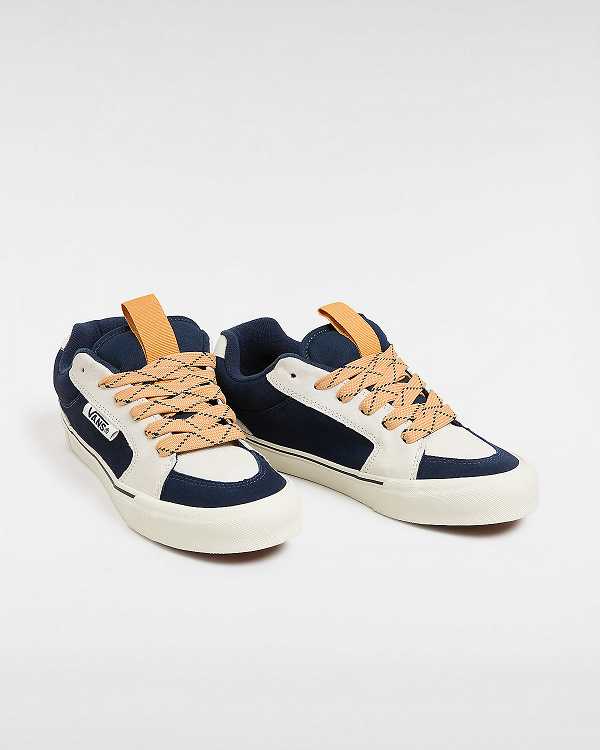 Blue / White Men Vans Chukka Push Sneakers NZ | VN8719026