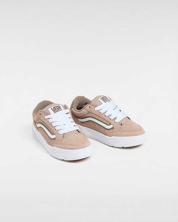 Brown Kids' Vans Hylane SUEDE Warm Taupe (4-8 years) Sneakers NZ | VN5479201