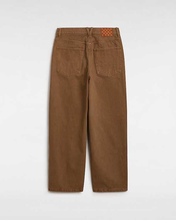 Brown Men Vans Check-5 Baggy Pants NZ | VN4708692