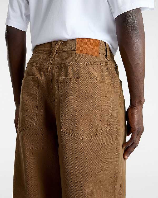 Brown Men Vans Check-5 Baggy Pants NZ | VN4708692