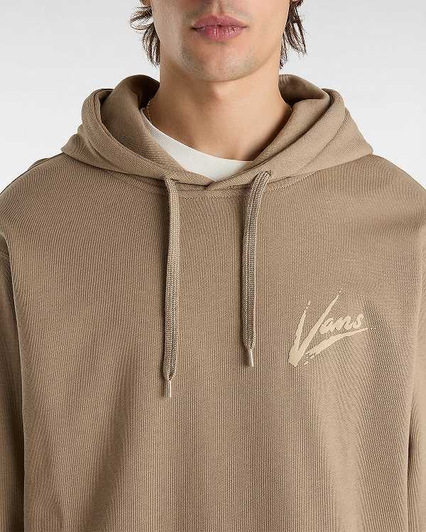 Brown Men Vans Dettori Loose Hoodie NZ | VN8601425