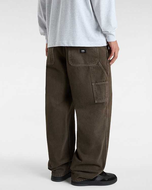 Brown Men Vans Drill Carpenter Pants NZ | VN2874065