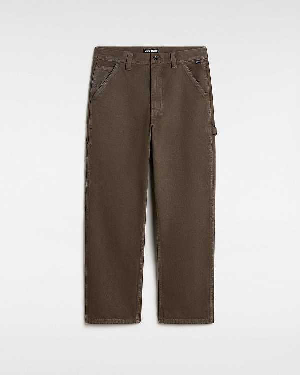 Brown Men Vans Drill Carpenter Pants NZ | VN2874065