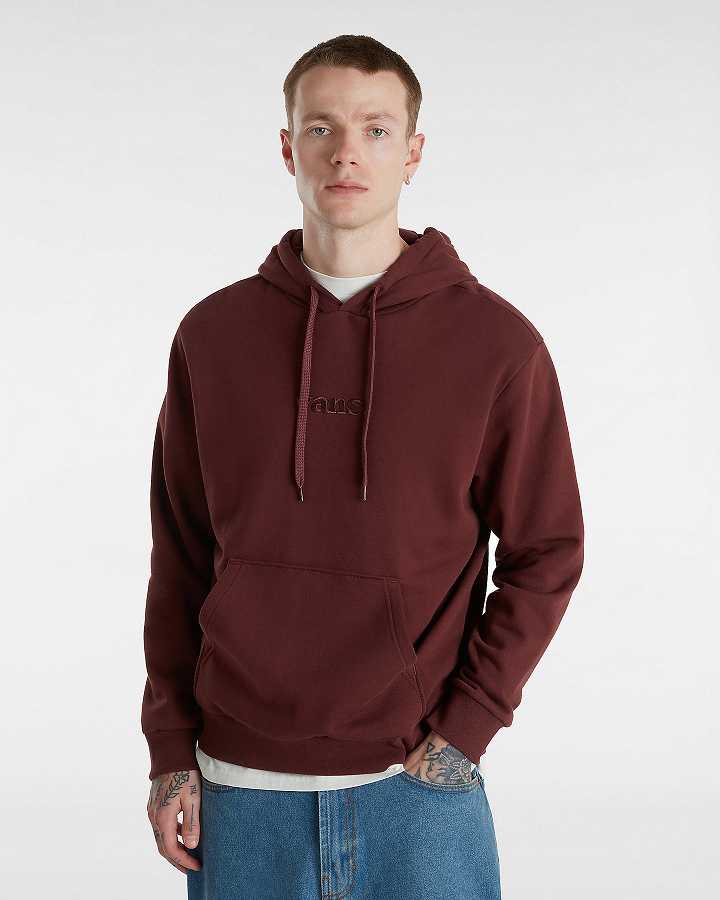 Brown Men Vans Essential Relaxed Hoodie NZ | VN0458793