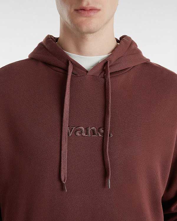 Brown Men Vans Essential Relaxed Hoodie NZ | VN0458793