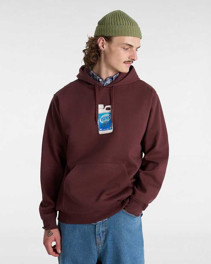 Brown Men Vans Extra Strength Loose Hoodie NZ | VN2089573