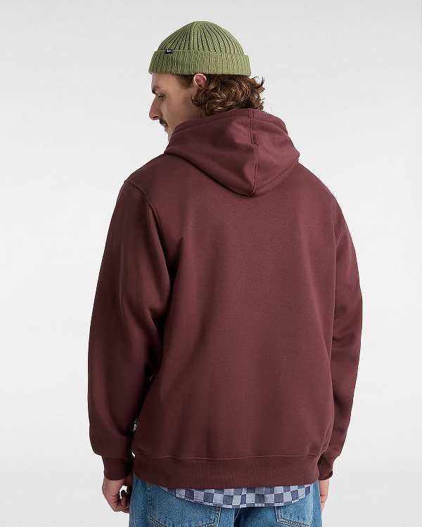 Brown Men Vans Extra Strength Loose Hoodie NZ | VN2089573