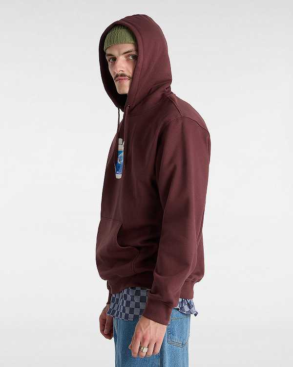 Brown Men Vans Extra Strength Loose Hoodie NZ | VN2089573