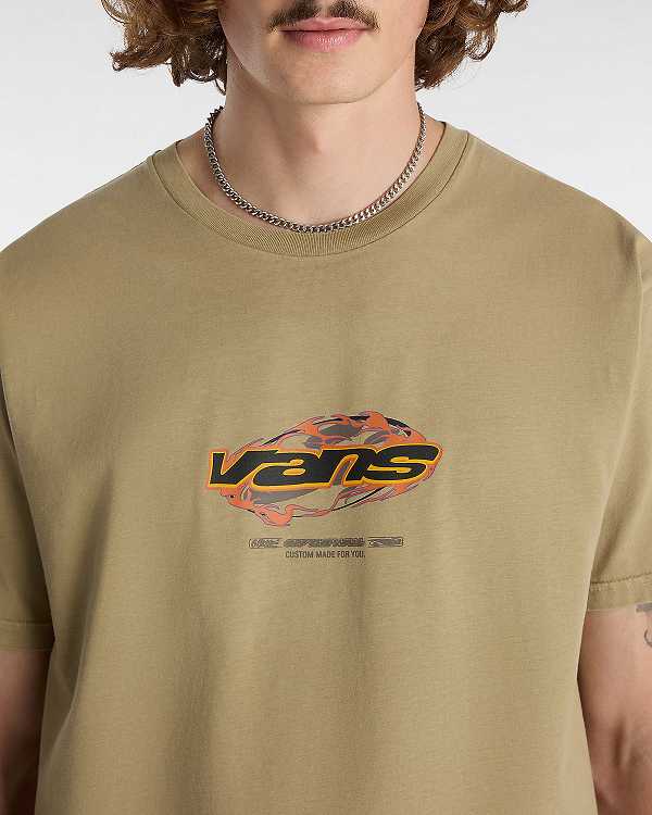 Brown Men Vans Ignitions T Shirts NZ | VN8126435