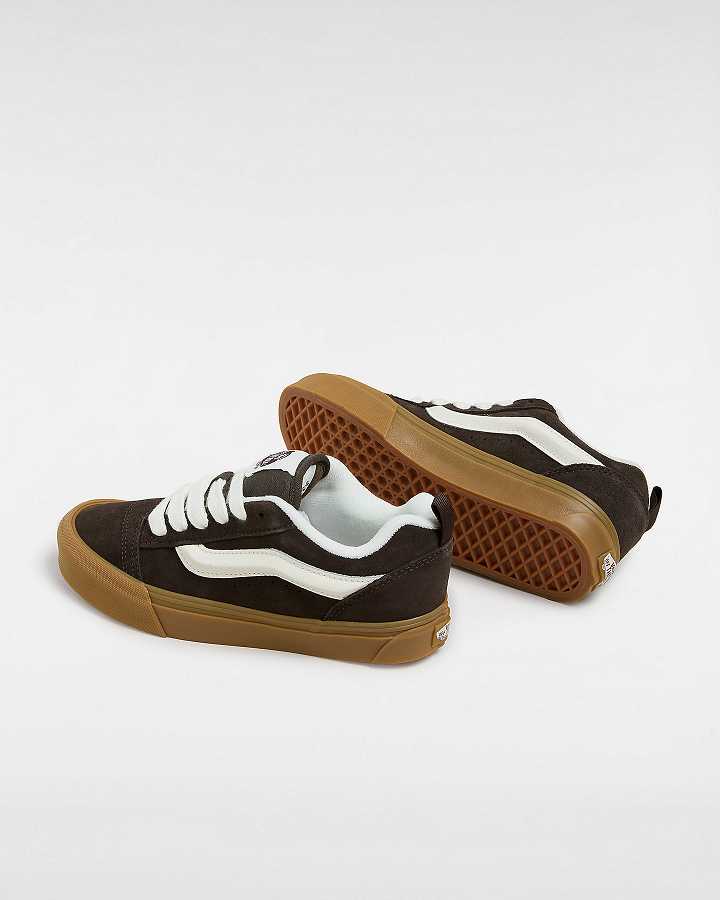 Brown Men Vans Knu Skool Sneakers NZ | VN5426871