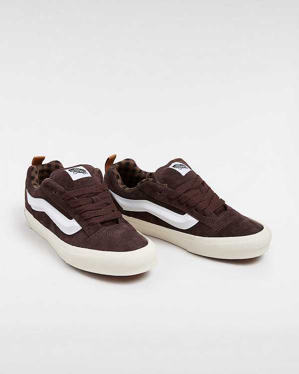 Brown Men Vans Knu Skool Sneakers NZ | VN7983406