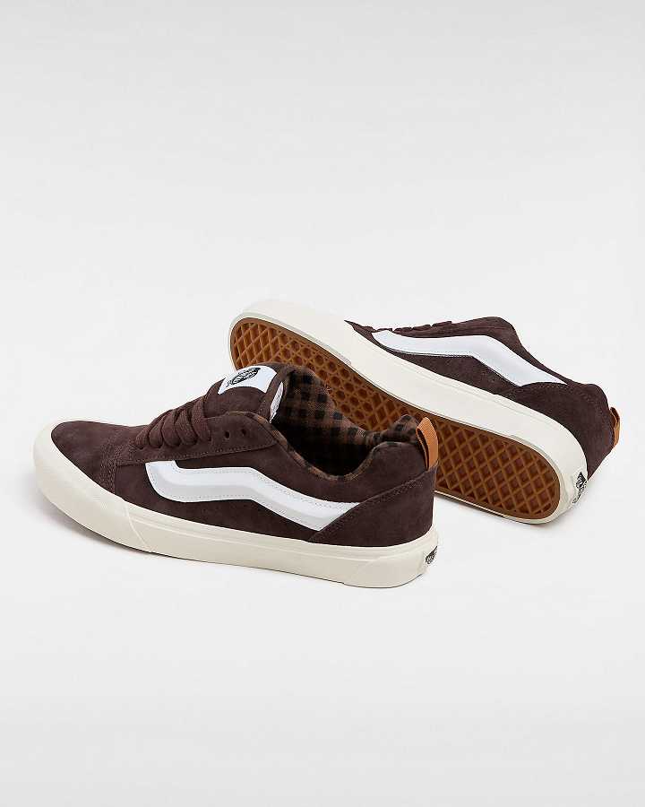 Brown Men Vans Knu Skool Sneakers NZ | VN7983406