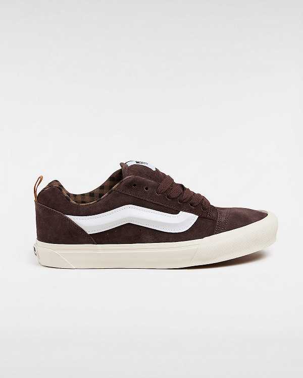 Brown Men Vans Knu Skool Sneakers NZ | VN7983406