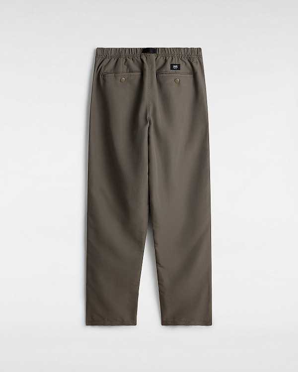 Brown Men Vans MTE Range Nylon Loose Tapered Pants NZ | VN3642951