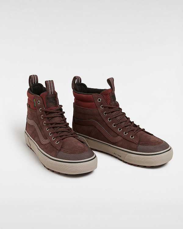 Brown Men Vans MTE Sk8-Hi Waterproof Shoes NZ | VN3180645