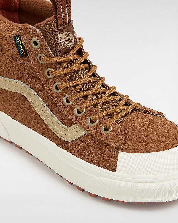 Brown Men Vans MTE Sk8-Hi Waterproof Shoes NZ | VN0237815