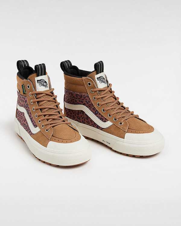 Brown Men Vans MTE Sk8-Hi Waterproof Shoes NZ | VN0743915