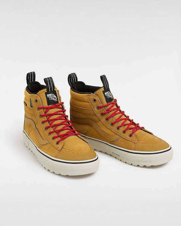 Brown Men Vans MTE Sk8-Hi Waterproof Shoes NZ | VN8107635