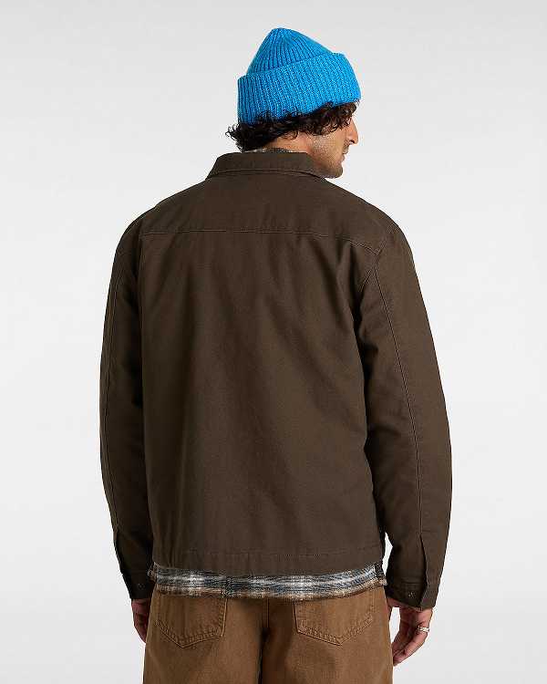 Brown Men Vans McAvoy Insulated Station Jacket NZ | VN3470895