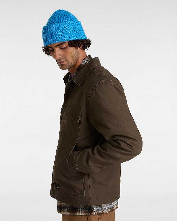 Brown Men Vans McAvoy Insulated Station Jacket NZ | VN3470895