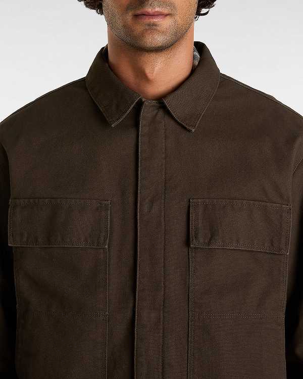 Brown Men Vans McAvoy Insulated Station Jacket NZ | VN3470895