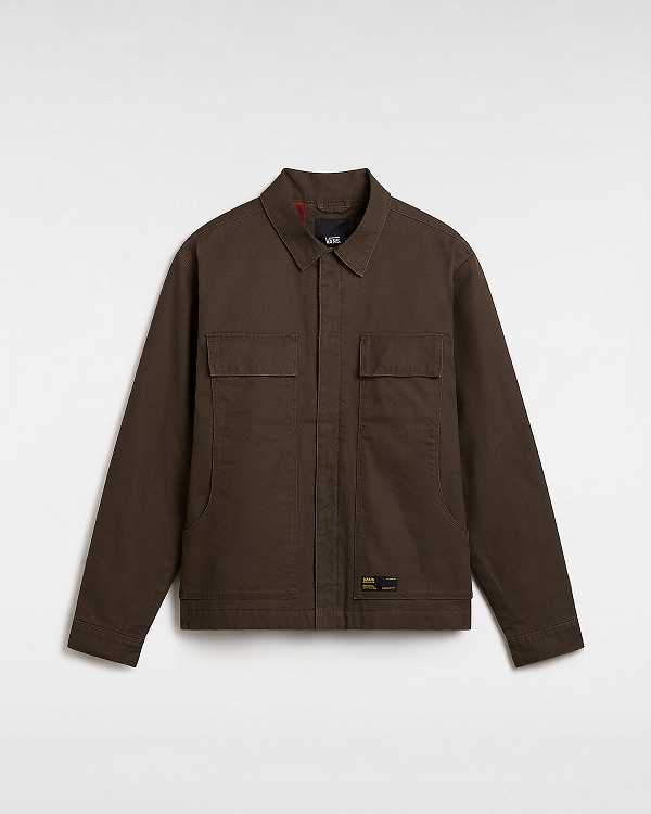 Brown Men Vans McAvoy Insulated Station Jacket NZ | VN3470895