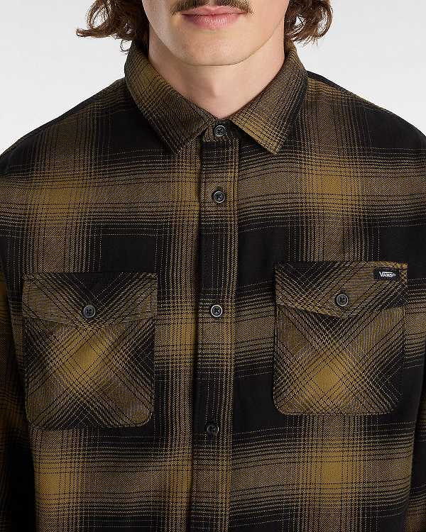 Brown Men Vans Monterey Shirts NZ | VN1960742