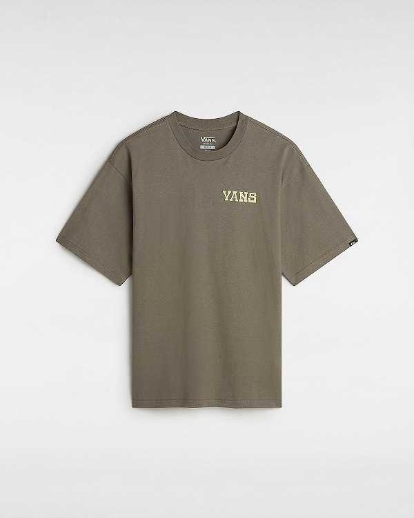 Brown Men Vans Nimi Sk8 Loose T Shirts NZ | VN1286709