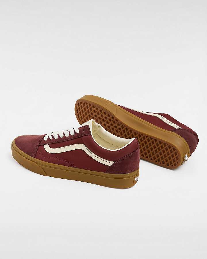 Brown Men Vans Old Skool Sneakers NZ | VN0312475