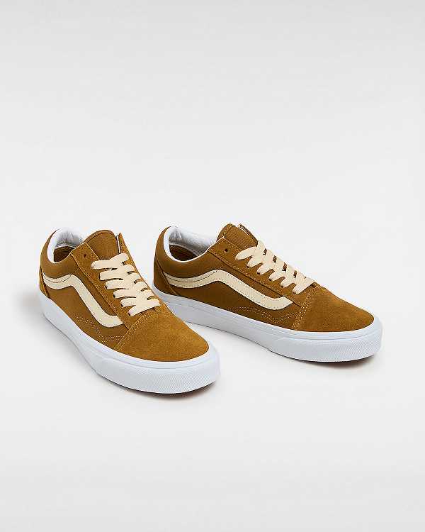 Brown Men Vans Old Skool Sneakers NZ | VN1208596