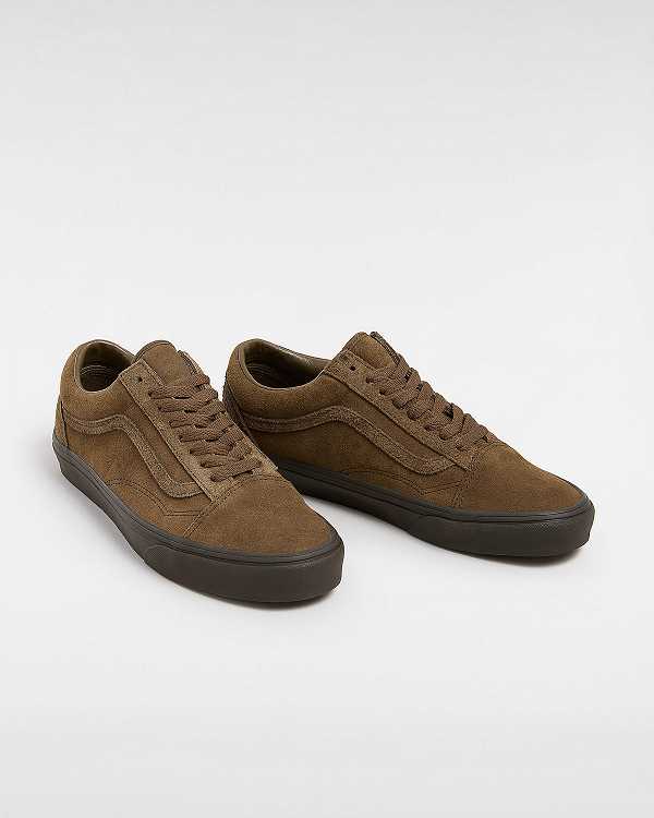 Brown Men Vans Old Skool Sneakers NZ | VN7352094