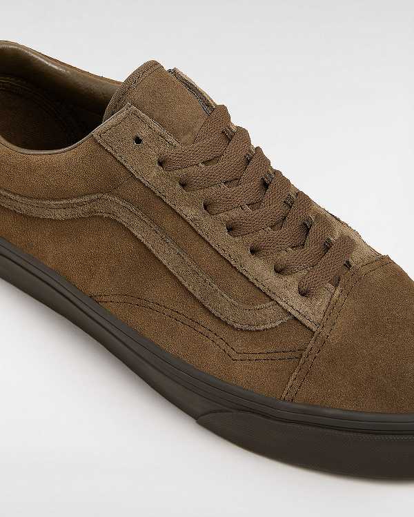 Brown Men Vans Old Skool Sneakers NZ | VN7352094