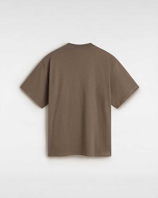 Brown Men Vans Original Standards T Shirts NZ | VN8439207