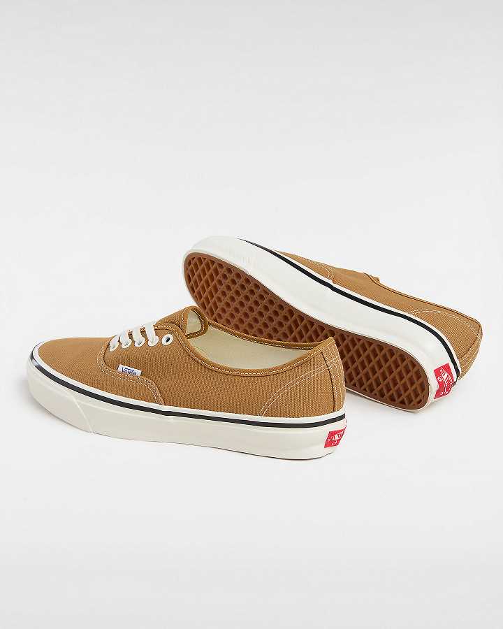 Brown Men Vans Premium Authentic 44 Duck Canvas Shoes NZ | VN6907845