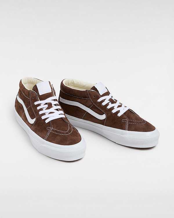 Brown Men Vans Premium Sk8-Mid 83 Sneakers NZ | VN3718045