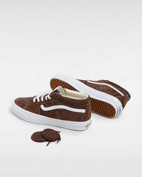 Brown Men Vans Premium Sk8-Mid 83 Sneakers NZ | VN3718045