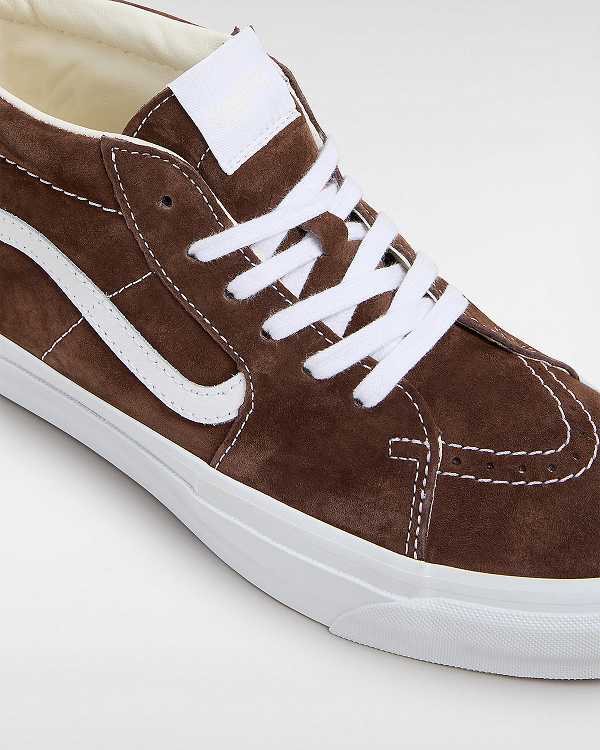 Brown Men Vans Premium Sk8-Mid 83 Sneakers NZ | VN3718045