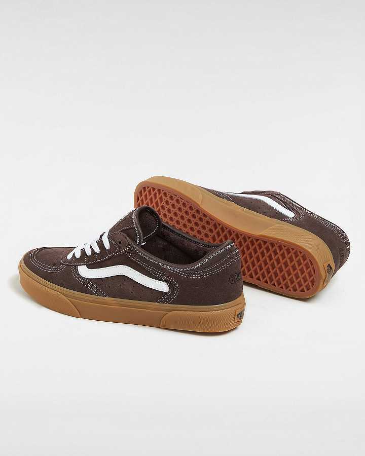 Brown Men Vans Rowley Classic Sneakers NZ | VN4215937