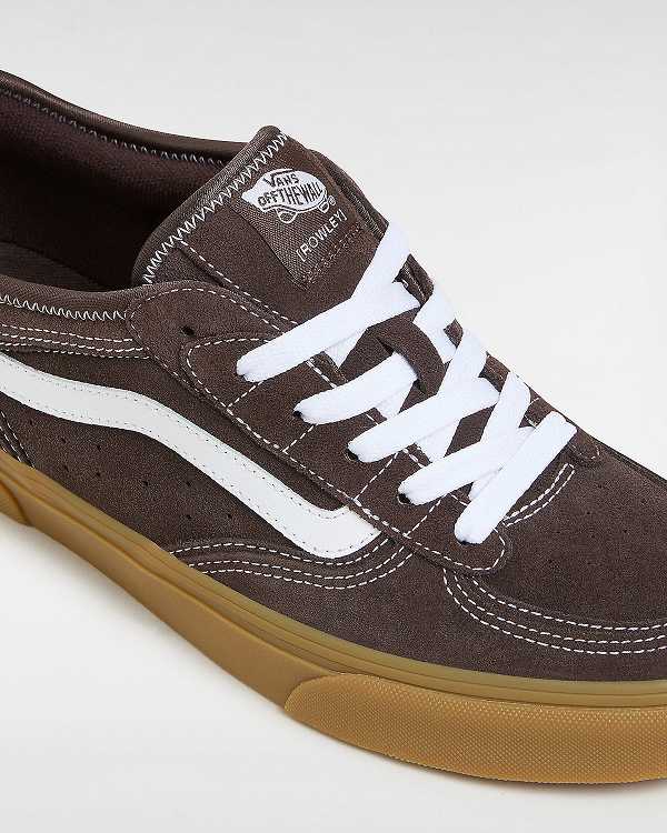 Brown Men Vans Rowley Classic Sneakers NZ | VN4215937