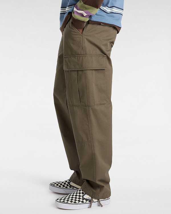 Brown Men Vans Service Cargo Loose Tapered Pants NZ | VN4395216