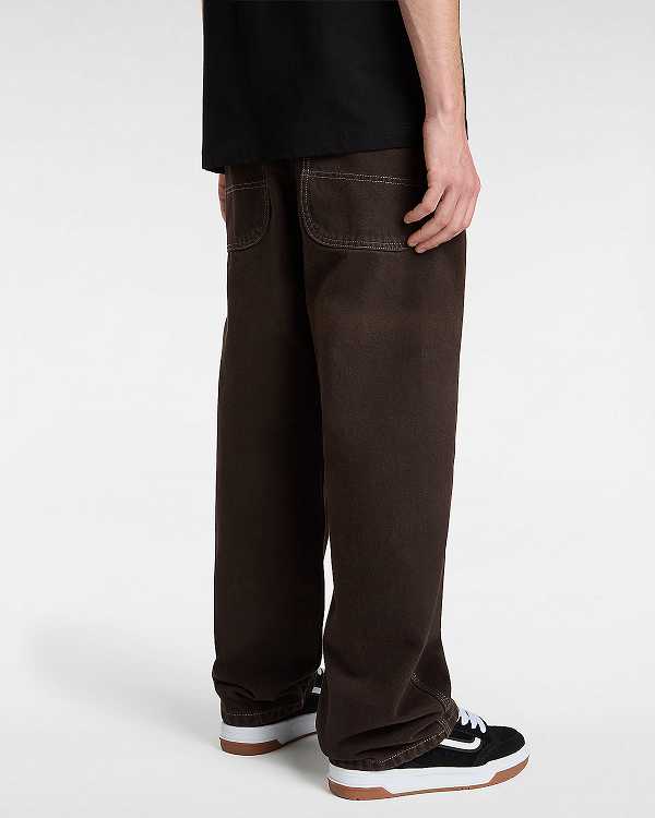 Brown Men Vans Skate Check-5 Loose Pants NZ | VN6924701