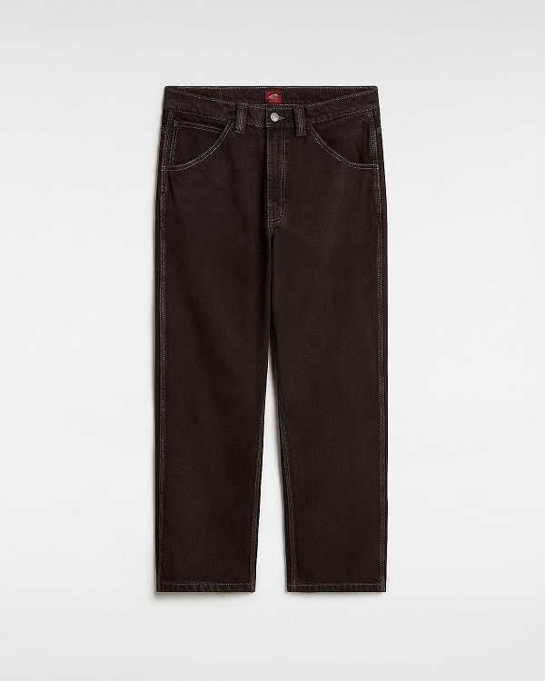 Brown Men Vans Skate Check-5 Loose Pants NZ | VN6924701