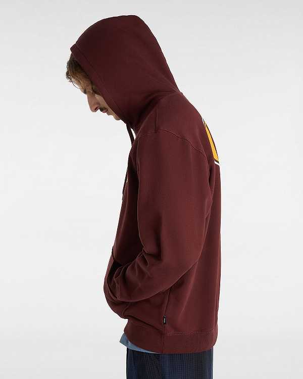 Brown Men Vans Spray On Loose Hoodie NZ | VN1683904