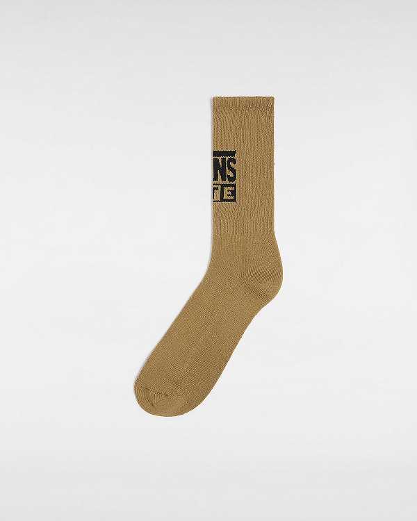 Brown Unisex Vans MTE Crestline Crew (1 Pair) Socks NZ | VN1234580