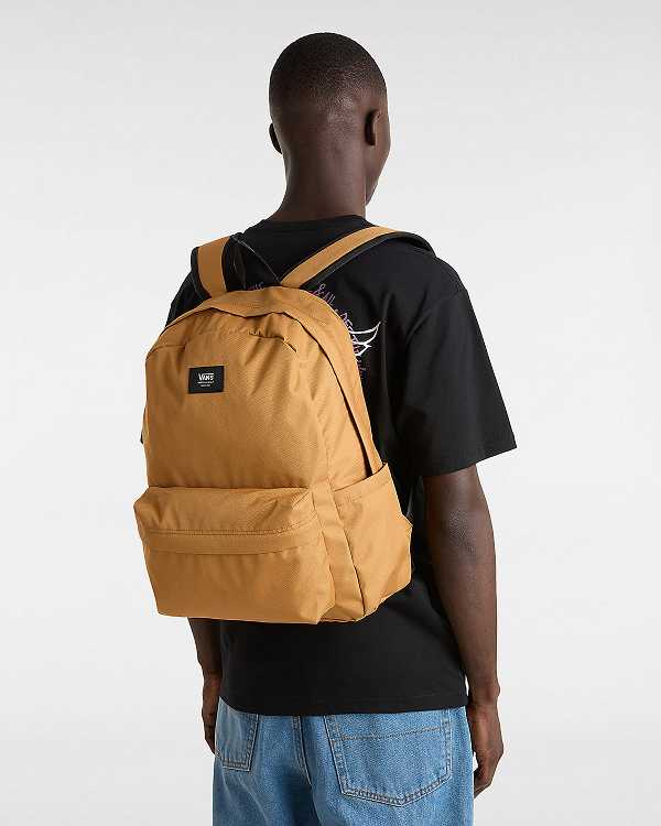 Brown Unisex Vans Old Skool Backpacks NZ | VN6908517