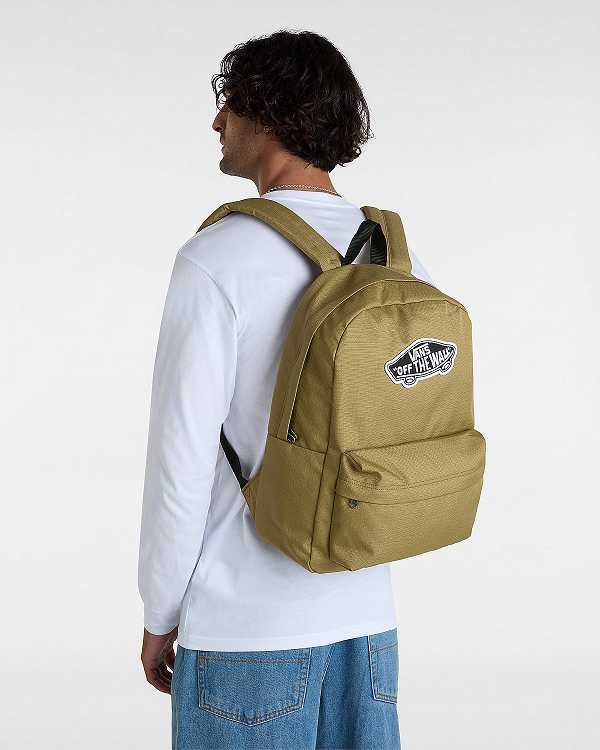 Brown Unisex Vans Old Skool Classic Backpacks NZ | VN5964371