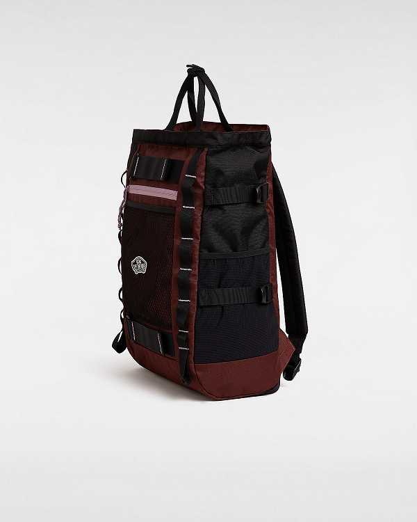 Brown Unisex Vans Sherwin Backpacks NZ | VN4298371