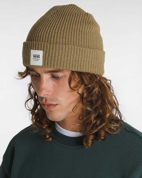 Brown Unisex Vans Waffle Cuff Beanie NZ | VN3862704