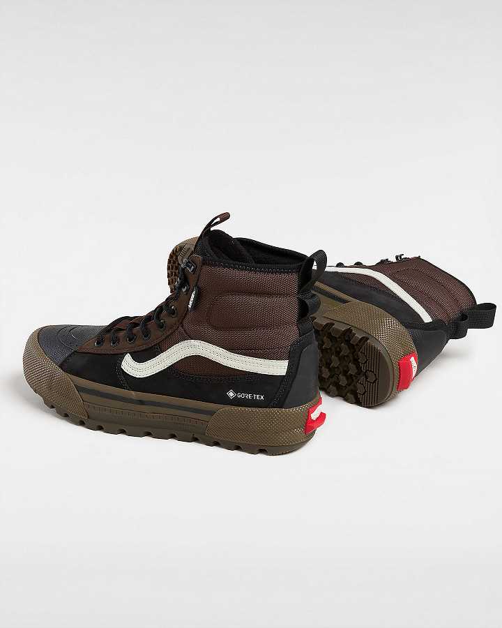 Brown Women Vans MTE Sk8-Hi Gore-tex Shoes NZ | VN3406879