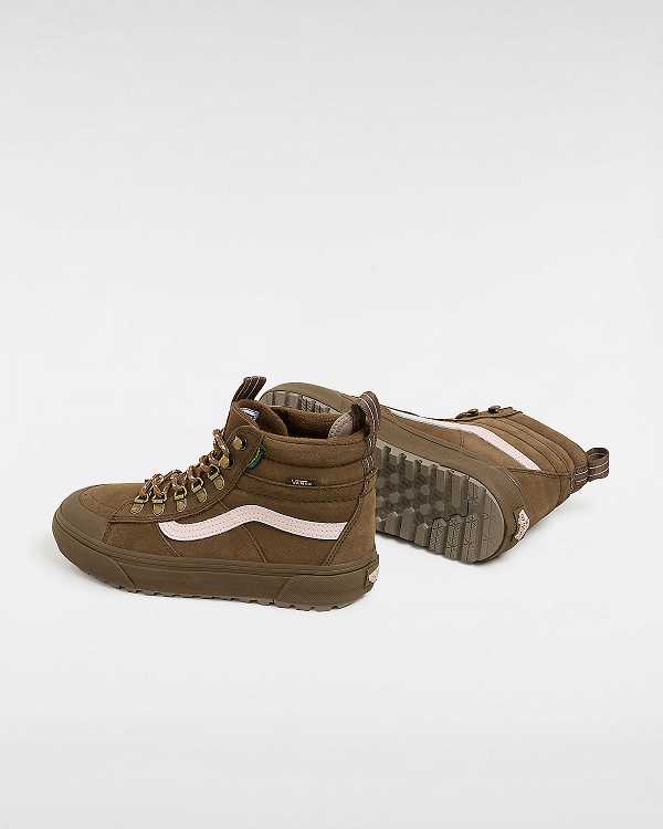 Brown Women Vans MTE Sk8-Hi Waterproof Shoes NZ | VN9641053